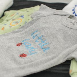 Monogrammed baby items